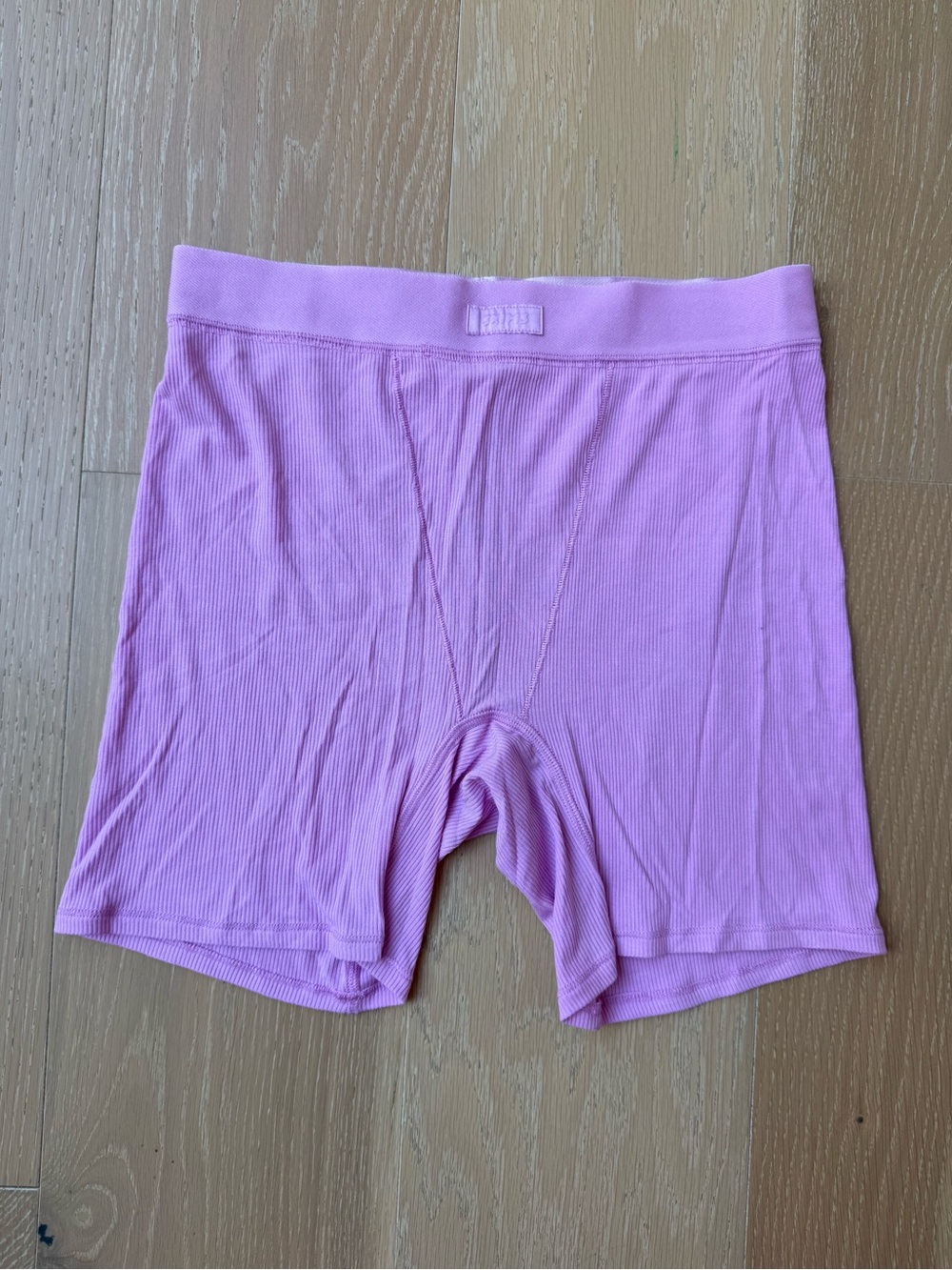 SKIMS Women’s Lounge Boxer Shorts - Petal Pink